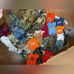Camo Carhartt baby boy lot
